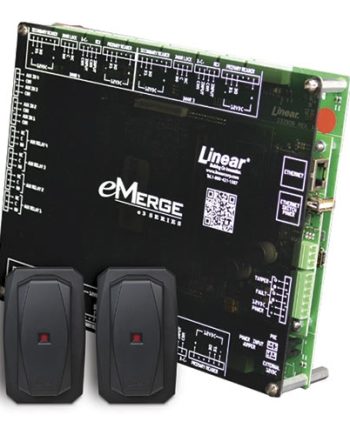 Linear 620-100270P eMerge Elite 2-Door, 2-Reader Access Control Module Bundle with Power Distribution Module