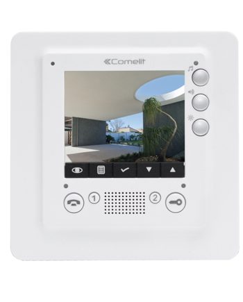 Comelit 6304H ViP Series, Hands-Free Color Monitor, Smart System