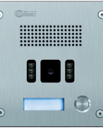Alpha 7101-IP 1 Button Rock Inox IP Panel Use with Ce-7610 Flush Box or with 7880/Ip Surface Box