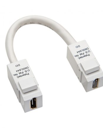 Platinum Tools 775WH-1C HDMI to HDMI Keystone Pigtail, White