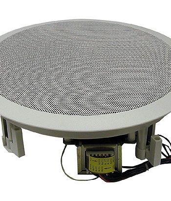 MG Electronics 810CXBT/WG 8″ Coaxial Speaker 70/25 Volt Transformer White High Style Grill