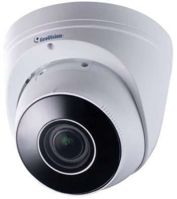 Geovision 84-EBD8711-0010 8 Megapixel Outdoor IR Eyeball Dome IP Camera, 2.8-12mm Lens