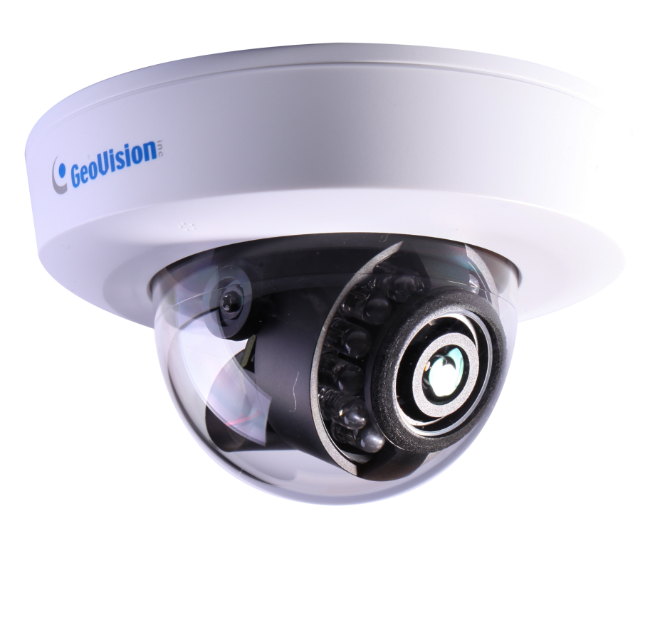 Geovision 84-EFD2700-N010 GV-EFD270T 2 Megapixel Network IR Indoor Dome Camera, 2.8mm Lens