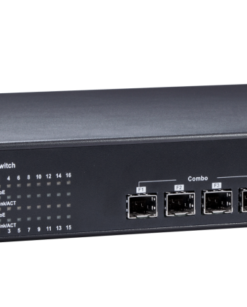 Geovision 84-POE1611-201U GV-POE1611-V2 16 Port Gigabit 802.3at Web Management PoE Switch