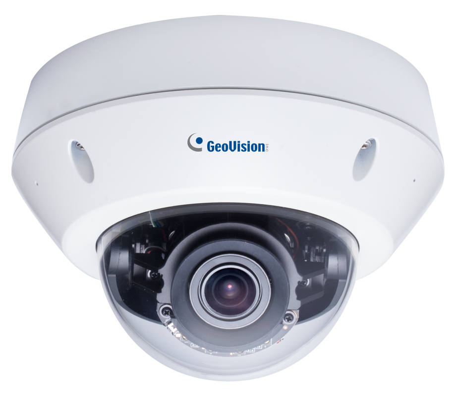 Geovision 84-VD87000-001U 8 Megapixel Network IR Outdoor Dome Camera, 3.3-12 mm Lens