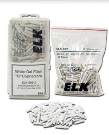 ELK 9022 White Gel Filled B Connectors Wire Splices