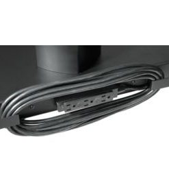 Peerless ACC320 20′ Electrical Outlet Strip with Cord Wrap