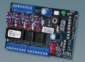 Altronix ACM4 Access Power Controller, 4 Fused Relay Outputs, FAI, Board