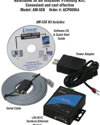 Linear AM-SEK Serial to Ethernet Module Kit