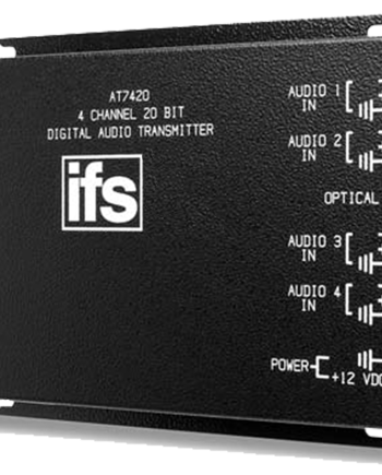 GE Security Interlogix AT7420-R3 4 Channel Digital Audio Transmitter, MM, 1 Fiber, LD, Rack Mount