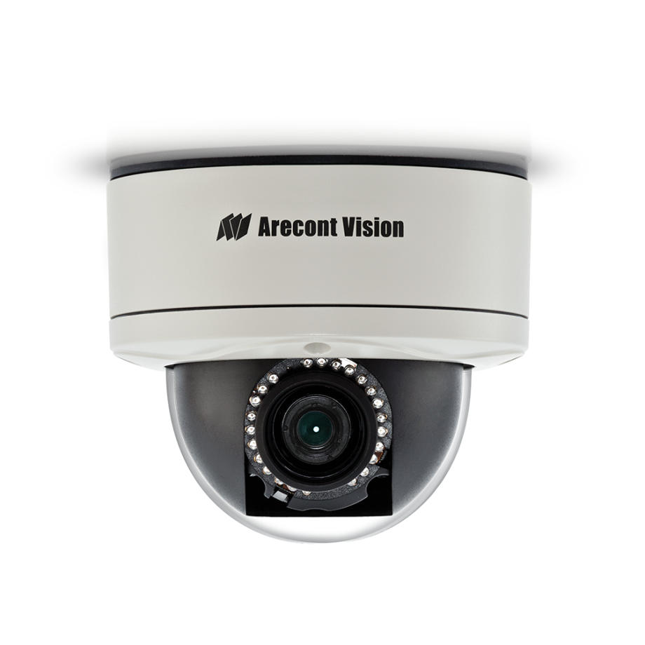 Arecont Vision AV3255PMTIR-SH 3 Megapixel IR Indoor/Outdoor Dome IP Camera, 8-22mm
