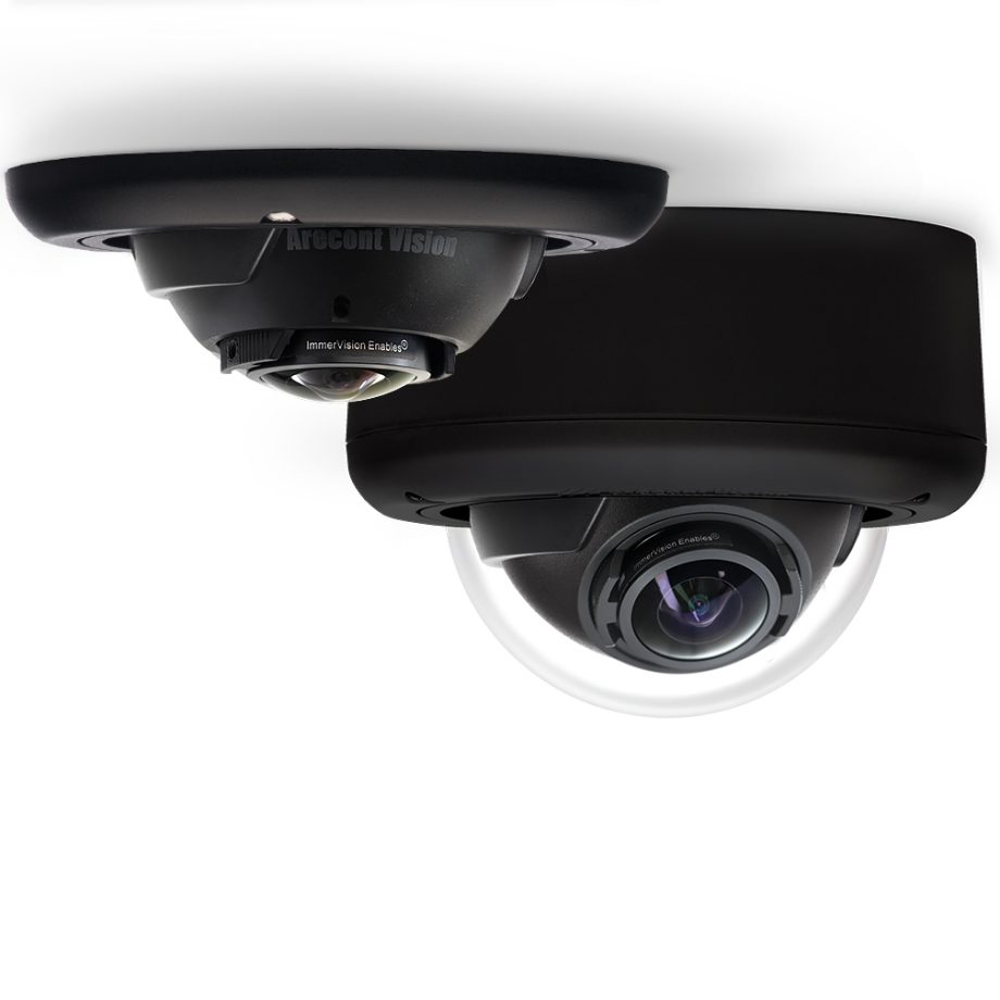 Arecont Vision AV5245DN-01-DA 5 Megapixel Indoor IP Dome Camera, Audio, Black