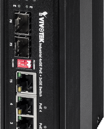 Vivotek AW-IHT-0601 Industrial 4xGE POE + 2xGE SFP 12V-56V Switch