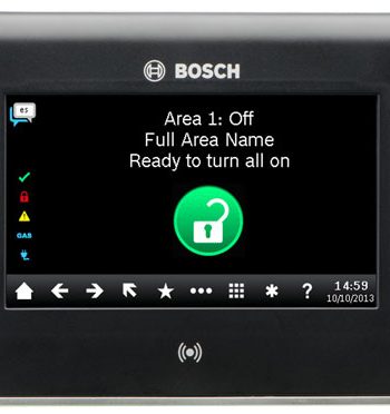 Bosch Color Graphic Touch Screen Keypad, Black, B942