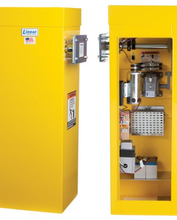 Linear BGU-D-10-211-YS 1/2 HP Barrier Gate with Battery Backup (Yellow)