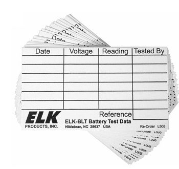 ELK BLTLABELS Pack of 100 Self Adhesive Test Data Labels For BLT