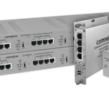 Comnet CLFE16EOC Sixteen-Channel Ethernet Over COAX Extender With Pass-through PoE