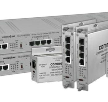 Comnet CLLFE16POEC Local 16 Channel Ethernet-over-COAX Extender With 30W PSE PoE+