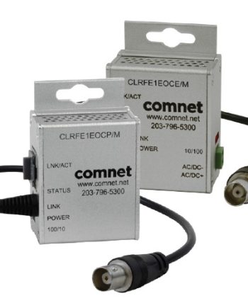 Comnet CLRFE1EOCP/M Miniature CopperLine Single Channel Ethernet Over COAX PoE Powered