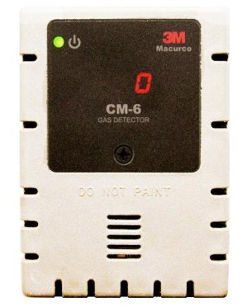 Macurco CM-6 WHITE Carbon Monoxide CO Fixed Gas Detector Controller Transducer with White Housing