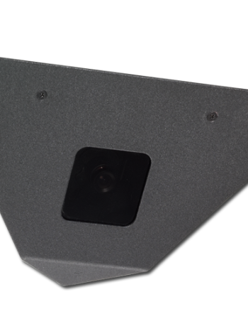Ganz CMC-28-4 1080p IP Corner Mount Camera, 2.8mm Lens, POE, Black Faceplate