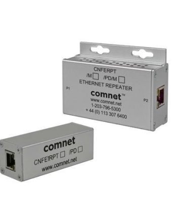 Comnet CNFE1RPT 100 Meter Etherent Repeater Pass-Through PoE Power