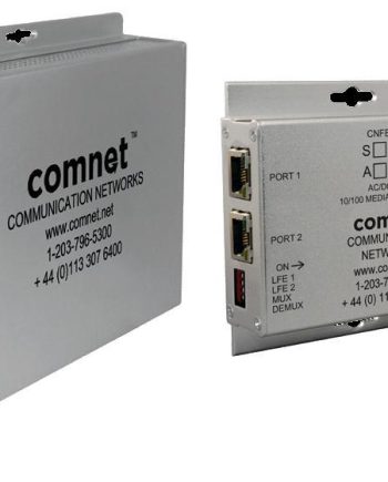 Comnet CNFE2002M1A/M Mini AC/DC Power 10/100 Mbps Media Converter, Non-PoE