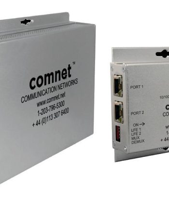 Comnet CNFE2002M1BPoE/HO/M 2 Channel 10/100 Mbps Ethernet Electrical To Optical Media Converter