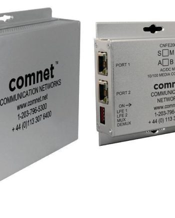 Comnet CNFE2004S1APoE/M 2 Channel 10/100 Mbps Ethernet 1310/1550nm, 30 W PoE+, A Side