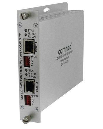 Comnet CNFE2CL2MC 2 Ethernet Channels over 2 Twisted Pair or 2 Coax