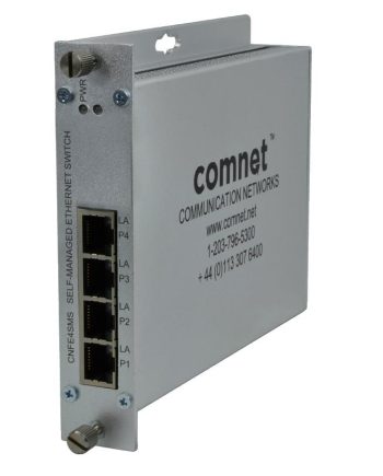 Comnet CNFE4SMS 4-Port Ethernet Self-Managed Switch, 4TX (Copper)