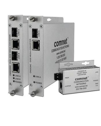 Comnet CNGE22MC Port (2 Channel) 10/100/1000 Mbps Ethernet Media Converter
