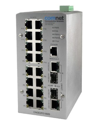 Comnet CNGE2FE16MS 16-Port Hardened Managed Switch