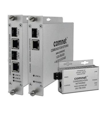 Comnet CNGE2MC 2 Port (1 Channel) 10/100/1000 Mbps Ethernet Media Converter