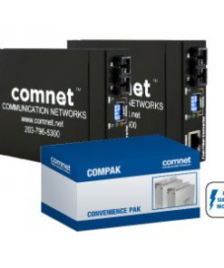 Comnet COMPAKFE2SCM2 Commercial Grade 10/100 Mbps Ethernet Media Converter