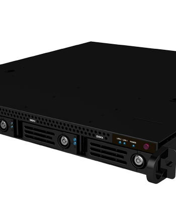 NUUO CT-4000R Crystal 1RU Rack-Mountable 4-Bay Network Video Recorder, No HDD