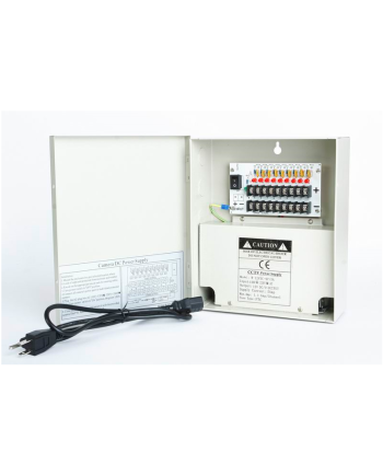 Cantek CTW-12VDC-9P-5A CCTV Distributed Power Supply