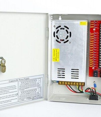 Cantek CTW-12VDC-18P-25A 18 PTC Output CCTV Distributed Power Supply