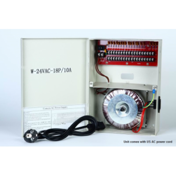 Cantek CTW-24VAC-18P10A CCTV Power Supply