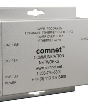 Comnet CWFE1POCOAX(B)M Ethernet over Coax Power over Ethernet (PoE)