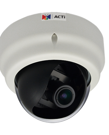 ACTi D62A 2 Megapixel Indoor Dome Camera, 2.8-12mm Lens