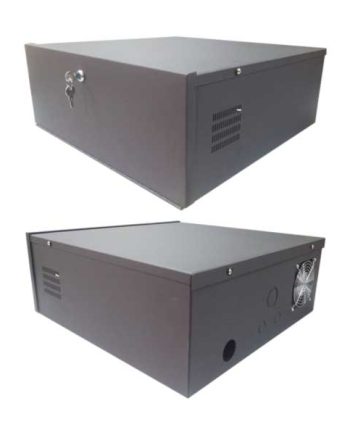 ICRealtime DVR LOCK BOX LG DVR Lock Box Large with Fan and Key Lock 21″ x 24″ x 8″