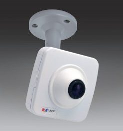 ACTi E16 10 Megapixel Indoor Fisheye Cube Camera, 1.37mm Lens
