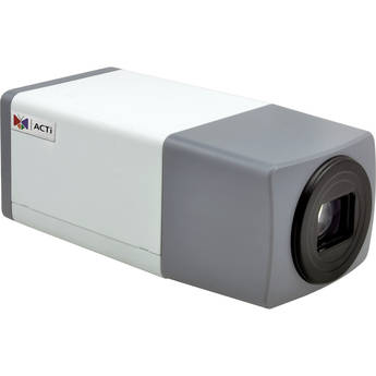 ACTi E213 5 Megapixel Day/Night Indoor/Outdoor Box Camera, 4.9-49mm Lens