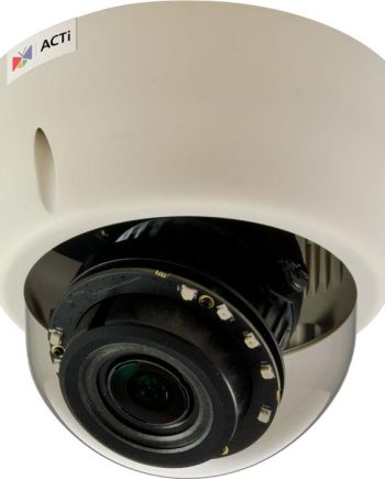 ACTi E616 5 Megapixel Indoor IR Network Vandal Dome Camera, 3.1-13.3mm