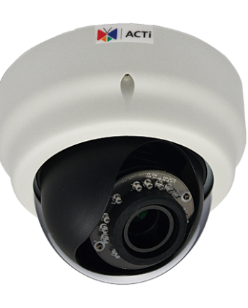 ACTi E62A 3 Megapixel IR Indoor Day/Night Dome Camera, 2.8-12mm Lens