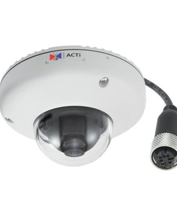 ACTi E922M 10 Megapixel Outdoor Mini Dome Camera, M12 Connector, 3.6mm Lens
