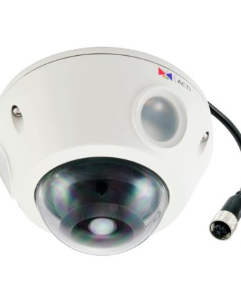 ACTi E924M 5 Megapixel Outdoor IR Network Mini Dome Camera, M12 Connector, 2.93mm Lens