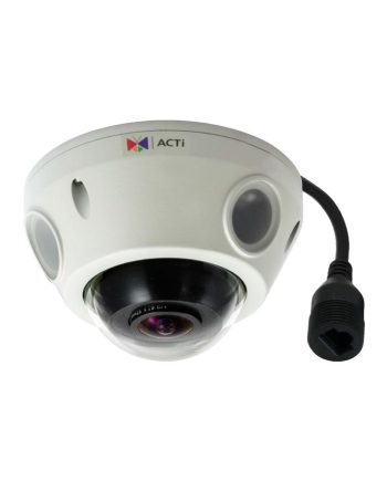 ACTi E927 10 Megapixel Outdoor Network Mini Fisheye Dome Camera, 1.37mm Lens