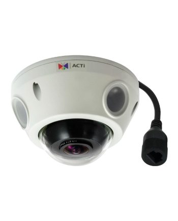 ACTi E929 3 Megapixel Outdoor Network Mini Fisheye Dome Camera, 1.19mm Lens